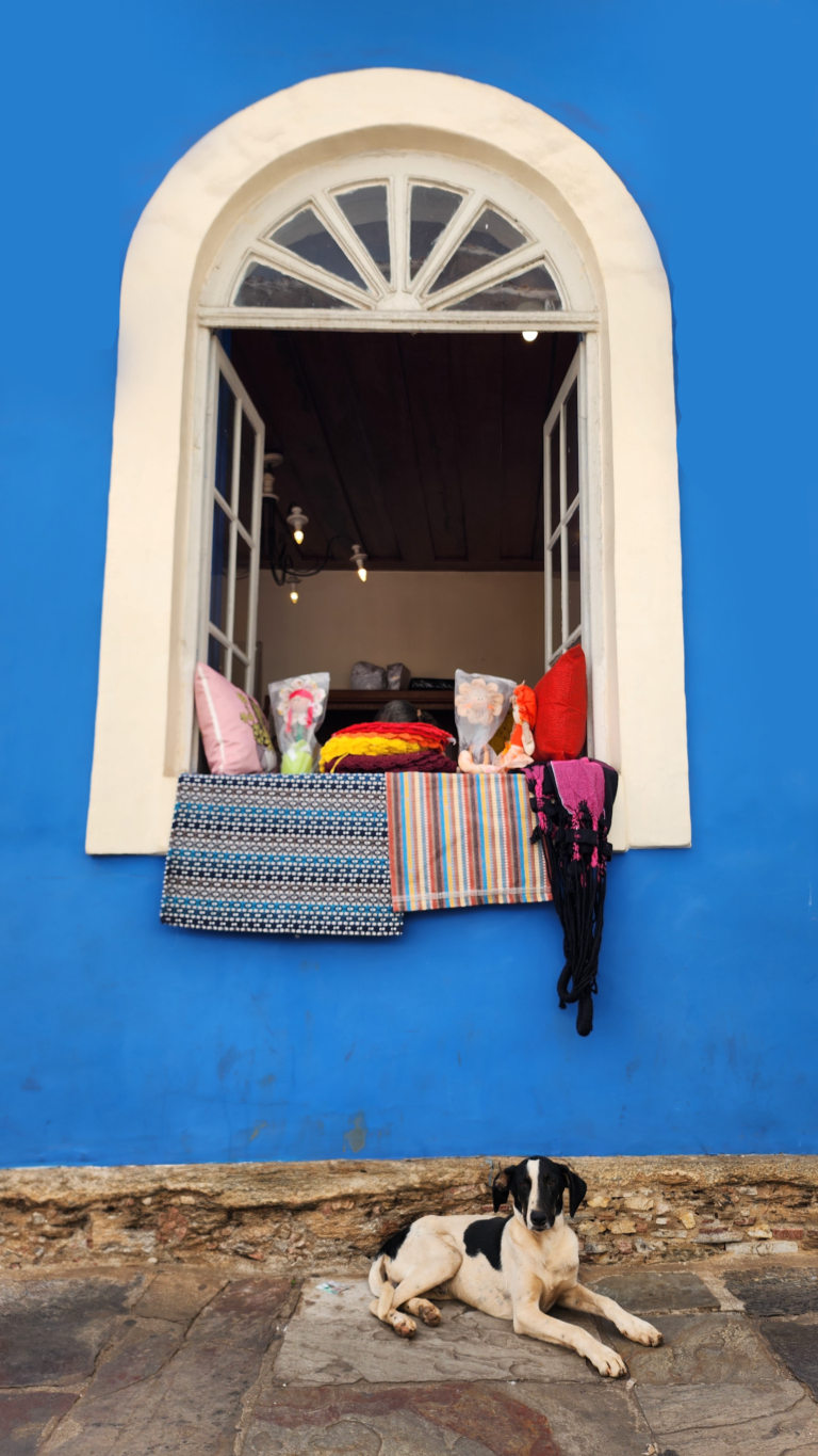 Janela Colonial Charmosa e um Encontro Adorável